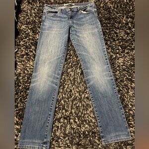 Abercrombie & Fitch Medium Blue Straight Leg Jeans